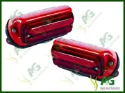 Rear Mudguard Lamps suits Massey Ferguson 135 148 165 (Pair) Metal Type