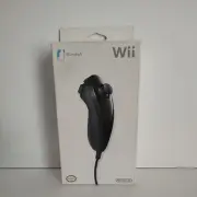 Nintendo Wii Nunchuk Controller 2009 Black Wired New In Box NIB Factory Sealed