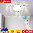 Drone Fan with LED Light Remote Control 2 In 1 Hanging Fan E27 for Home Outdoor