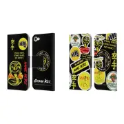 CUSTOM PERSONALISED COBRA KAI ART LEATHER BOOK CASE FOR APPLE iPOD TOUCH MP3