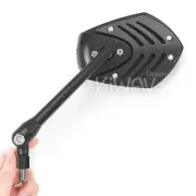 KiWAV Shield Mirrors Black Adjustable 10mm for Kawasaki Z750 Z1000 Vulcan1700