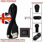 FREEDCONN USB Charging Cable for T-COM/COLO TCOM-SC/Tcom-02 /02S Helmet Intercom