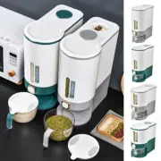 5kg/10kg Rice Storage Box Sealed Rice Dispenser Type Cereal Dispenser Bucket