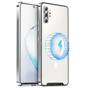 Phone Cover For Samsung Galaxy Note 10 Plus 4G Metal Edge+Lens Protection Matte Phone Case