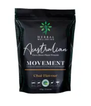 Herbal Wellbeing Australian Fava Bean Plant Protein Movement Chai - 375g