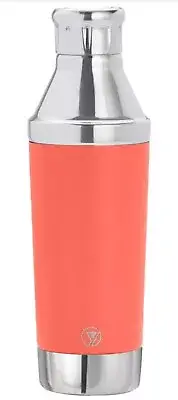 YDRINK Cocktail Shaker Leakproof Stainless Steel 700ml Bar Drink Mixer - Coral