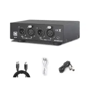 2 Channel 48V Phantom Supply, Universal Compact Phantom for Condenser5529