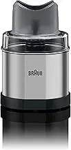 Braun MQ60 MultiQuick Hand Blender Attachment Coffee and Spice Grinder, 1.5-Cup, Stainless Steel