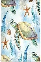 RPLIFE Watercolor Sea Turtle Drying Dish Towel, 28x18 Inches Absorbent Kitchen Decorative Towels, Set of 4