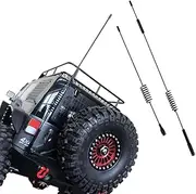 INJORA 11.4" & 6.3" Metal Antenna,1 10 Scale RC Crawler Accessories,Decoration for Traxxas TRX-4 TRX4 Ford Bronco D90 D110 Tamiya CC01 Axial SCX10 90046(11.4 inch & 7.75 inch)