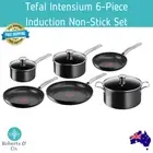 Tefal Intensium 6-Piece Induction Non-Stick Cookware Set Pots and Pans Set