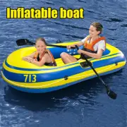 Inflatable Boat for Kids and Adults Includes Boat Oars & Air Pump & Ship's Rope
