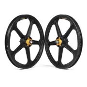 Skyway Flanged 20in Graphite Wheelset For BMX/Bicycles