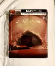 Dune: Part 2 (4K Ultra HD + Blu + Digital) Steelbook NEW SEALED Ships In Box