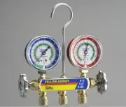 Yellow Jacket 41213 Manifold Gauges W/Hoses