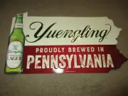 YUENGLING Proudly Pennsylvania METAL TACKER SIGN craft beer brewery brewing J