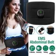 ABS Abdominal Belt Muscle Trainer EMS Stimulator Toning Smart Home Gym Training
