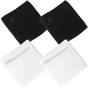 Totority Breathable Sports Wristband Set Wrist Bands Wrist Pouch for Walking Hiking for Exercise
