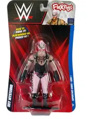WWE FleXfigs Rey Mysterio Superstar Series 1 Bendable Action Figure Toy #7506
