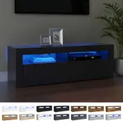 TV Cabinet with LED Lights TV Stand Unit HiFi Cabinet Multi Colours vidaXL