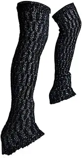 [Zxpjkyu] Ice Skating Leg Heaters, Footless Socks, Portable Accessories, Accessories on, Point Skating Socks