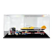 Acrylic Display Case for LEGO 60289 Airshow Jet Transporter Figure Storage Box Dust Proof Glue Free
