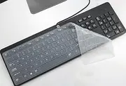 Keyboard Cover Skin for HP USB Slim Business Keyboard KU-1469 SK-2120 803181-001 KPAR211 T4E63AT, HP EliteOne 800 G4 All-in-One Keyboard Protector Accessories, Clear