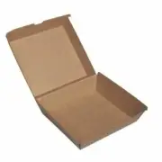 150pcs X Premium Cardboard Brown Enviro Corrugated Dinner Box Meals Takeaway