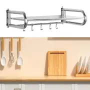 Microwave Oven Rack Stainless Steel Microwave Shelf Wall Mount for Household