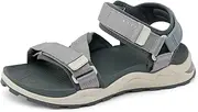 [REEF] Cross Shore Men's Casual Sport Sandal, Adjustable Straps, Supportive Footbed, No Slip Traction
