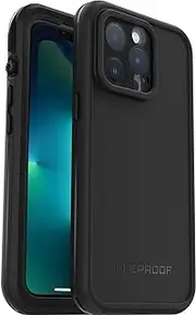LifeProof FRĒ Case for Apple iPhone 13 Pro - Black (77-85566), Waterproof, DropProof, DirtProof, Snowproof, Works with Apple's MagSafe Charger
