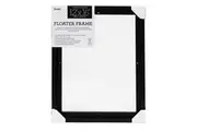 Jasart Thin Edge Artwork 12x16" Wood Floater Canvas Painting Frame Rect Black