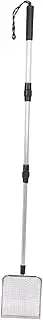 Chicken Poop Scooper, 3 Sections Adjustable Stainless Steel Cat Litter Scoop, Chicken Litter Shovel, Non Stick Metal Scooper with Deep Shovel