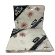 Vintage Springs WALTZING DAISIES Pequot Percale Twin Flat & Fitted Sheets NOS