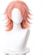 Sabito Wig Sabito Cosplay Wig with Wig Cap Anime Cosplay Wig for Holiday, Festival, Cosplay Party, Comic Exhibitions