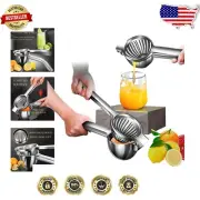 No-Splash Heavy Duty Lemon Squeezer - Multi-Functional Manual Citrus Juicer