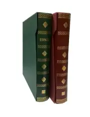 Edifil Album 324G Cover And Box Semi-Luxury Title Andorra Maroon