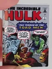 Mini INCREDIBLE HULK #2 1:6 size 22 ORIGINAL PAGES REPLICA COMIC