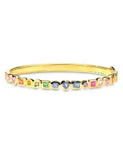 Ippolita 18K Rock Candy Mini Caramella Fancy Shape Hinged Bangle Bracelet - Exclusive