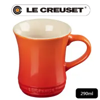 在飛比找PChome24h購物優惠-LE CREUSET-瓷器小馬克杯290ml (火焰橘)