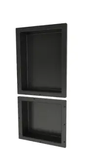 Tile Redi Niche Recessed Double Shower Wall Shelf, 16-in W x 34-in H x 4-in D