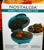 ORIGINALTEAL Nostalgia My Mini Lava Donut Muffin And Bundt Cake Maker