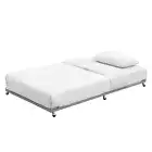 Kings Brand Furniture Twin Size Metal Trundle - Roll Out Bed Frame (Grey)