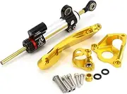 CNC Aluminum Stabilizer Steering Damper Mounting Bracket Support Kit Fit for CBR600RR CBR600 RR CBR 600RR 600 2007-2016 2015 Steering Damper(H)