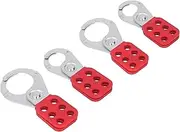 Lock Out Hasp Hasps Handle Industrial Steel Hasp Lock .5In 1In 6 Holes Inch Hasps