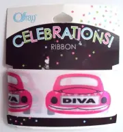 Offray Satin Ribbon Diva 1 1/2" x 9 ft - NEW