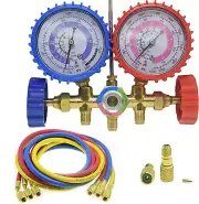 AC Diagnostic Manifold Gauge Set for Freon Charging, Fits R410A R22 R404 Refrige