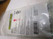 16-14 AWG #6 Stud Nylon Insulated Grip Hook Terminal Double Crimp QTY 100
