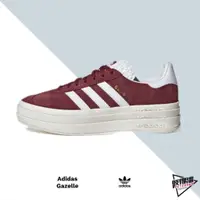 在飛比找蝦皮購物優惠-ADIDAS OG GAZELLE BOLD 酒紅 麂皮 經