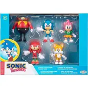 5pc Sonic 2.5 In Action Figures Interactive Play Toys Kids/Children 3y+